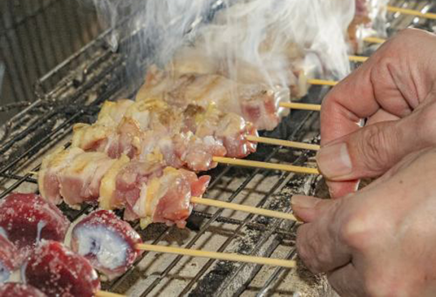 炭火焼きへのこだわり